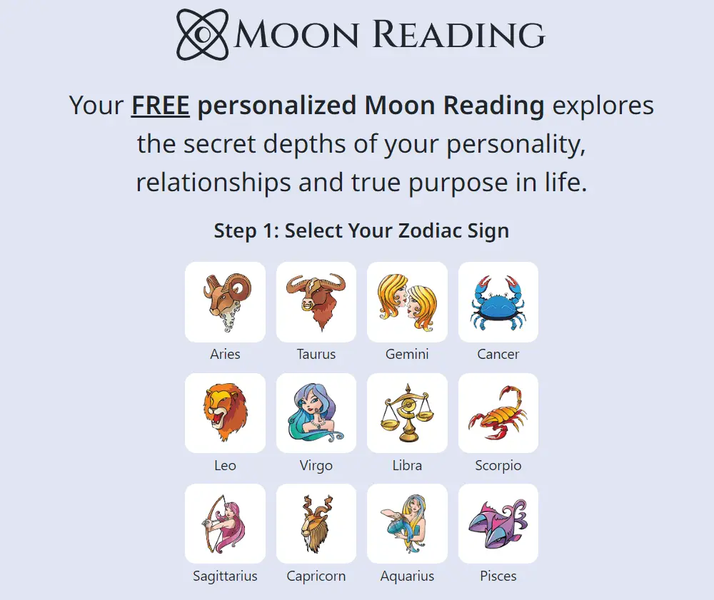 Moon Reading - Official Site | Get Your Free Moon Reading!